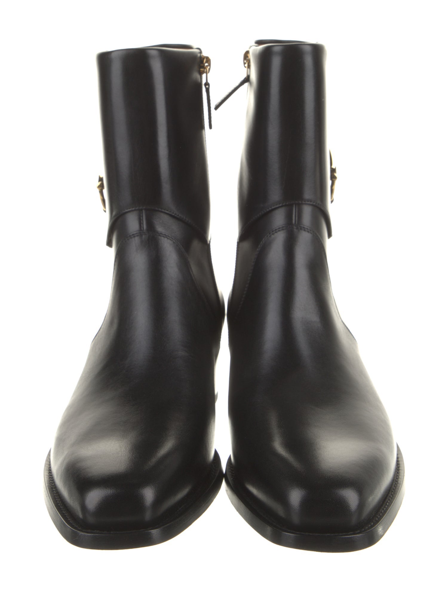 Gucci Hasler Horsebit Accent Leather Chelsea Boots